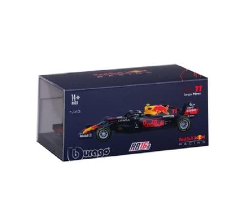 ダイキャストミニカー 2021年F1世界選手権 レッドブル・レーシング RB16B イタリアブランド Bburago 1/43スケール 空力性能再現 ペレス選手仕様 スポンサーロゴ精密 ホイールウイングディフューザー
