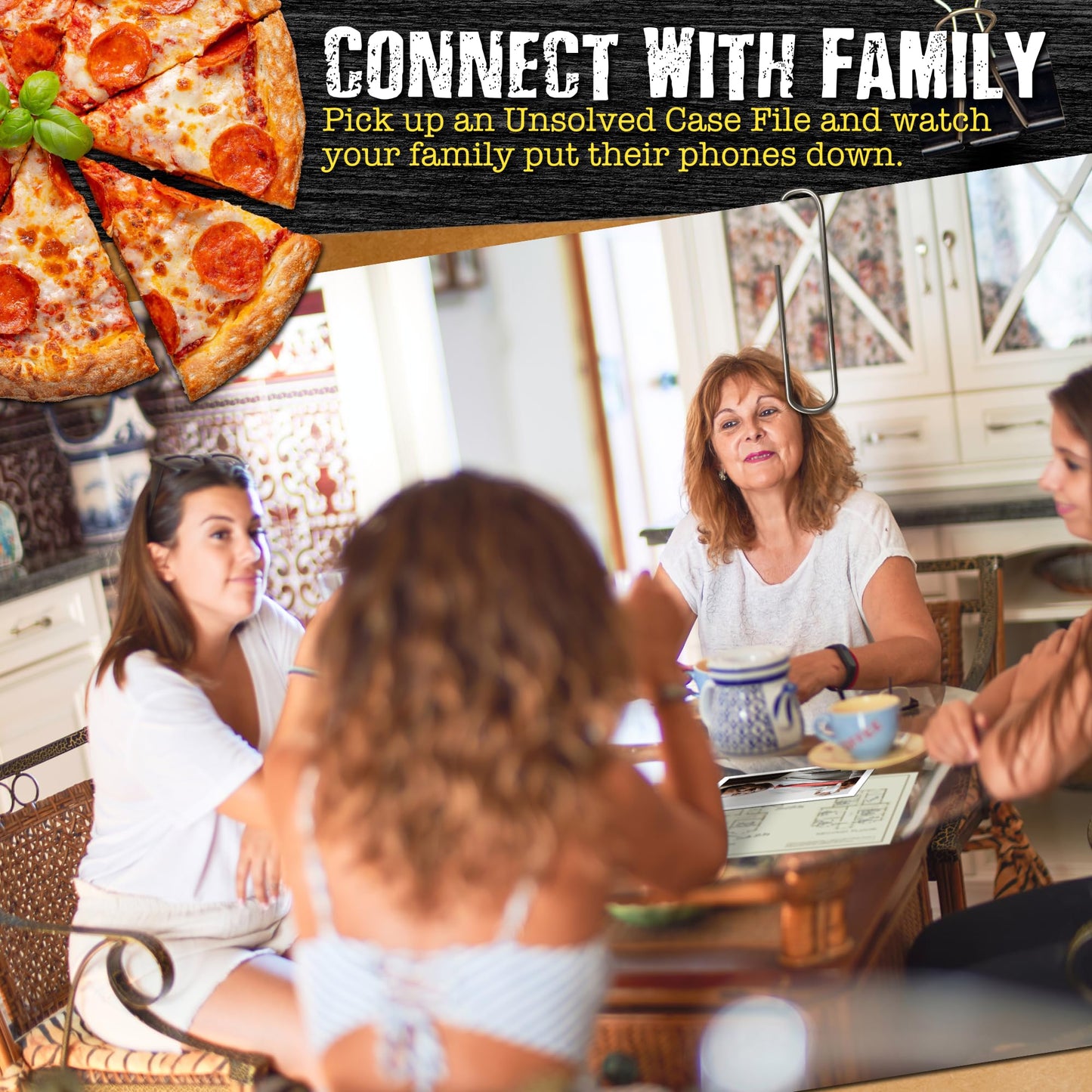 ボードゲーム 未解決殺人事件ファイル ジェイミー・バンクス Unsolved Case File 1992年11月20日ヴェローナ高校生殺害事件捜査調査能力試験50枚以上証拠写真 謎解きゲーム 複数容疑者アリバイ反証