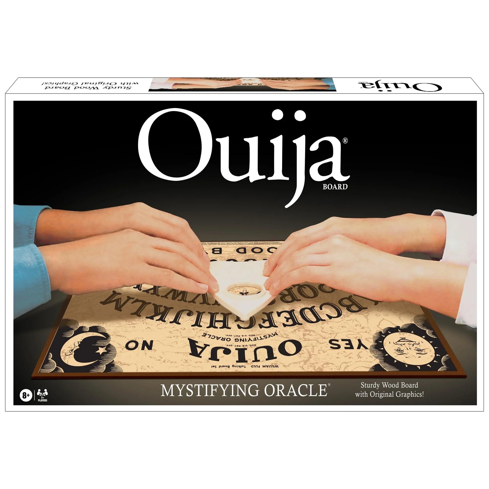 ボードゲーム ウィニング・ムーブス・ゲームズ クラシック ウィジャ 130年以上の歴史 高品質 木製ボード アルファベット 数字 はい いいえ 神秘的な伝統的占いゲーム 家族 ホームパーティー 友人 集まり エンターテイメント