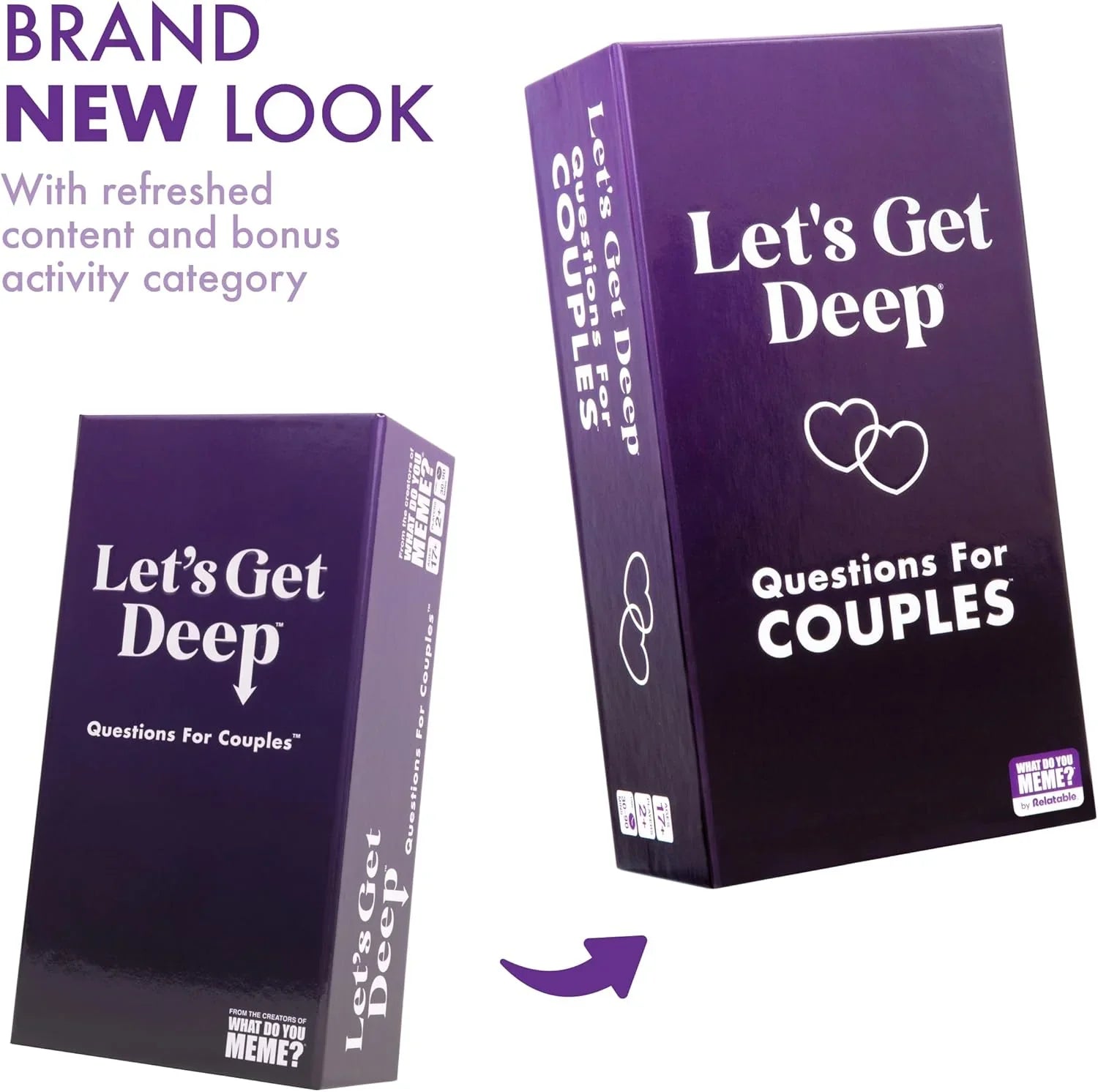 カードゲーム Let's Get Deep ブランド オリジナル 3つのレベルの質問カード 合計400枚で深まる絆と会話 パートナーシップ促進 男女兼用 デートナイト向けコミュニケーションツール 英語学習も楽しめる 17歳以上向け 