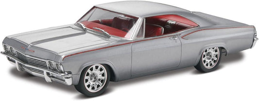 プラモデル 1965 シボレー インパラ レベル 1 25 スケール チップ フース デザイン クラシック カー アメリカン カルチャー 精密 作り込み クローム メッキ パーツ 開閉 ギミック 完成 全長 約 21.6cm 贅沢 ストック カスタム 両対応