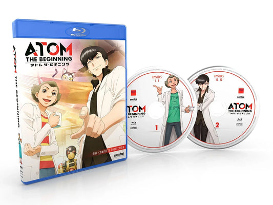 Blu-ray アトム ザ・ビギニング コンプリートコレクション Sentai 2017年放送全12話収録 鉄腕アトム前日譚 手塚治虫 SFアニメ ロボット工学 人工知能 深遠なテーマ 未来技術描写 約300分収録 完全高画質版