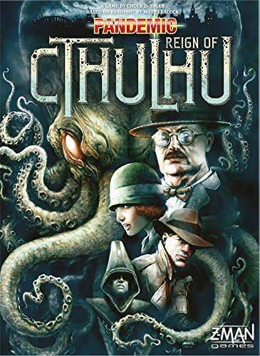 ボードゲーム Pandemic Reign of Cthulhu ブランド Pandemic 協力型 古き神の脅威 戦略的思考 狂気と恐怖 クトゥルフ神話 世界を救う調査員 オールドワン封印 4つの門 封印 トークン ダイス 多彩な特殊能力 