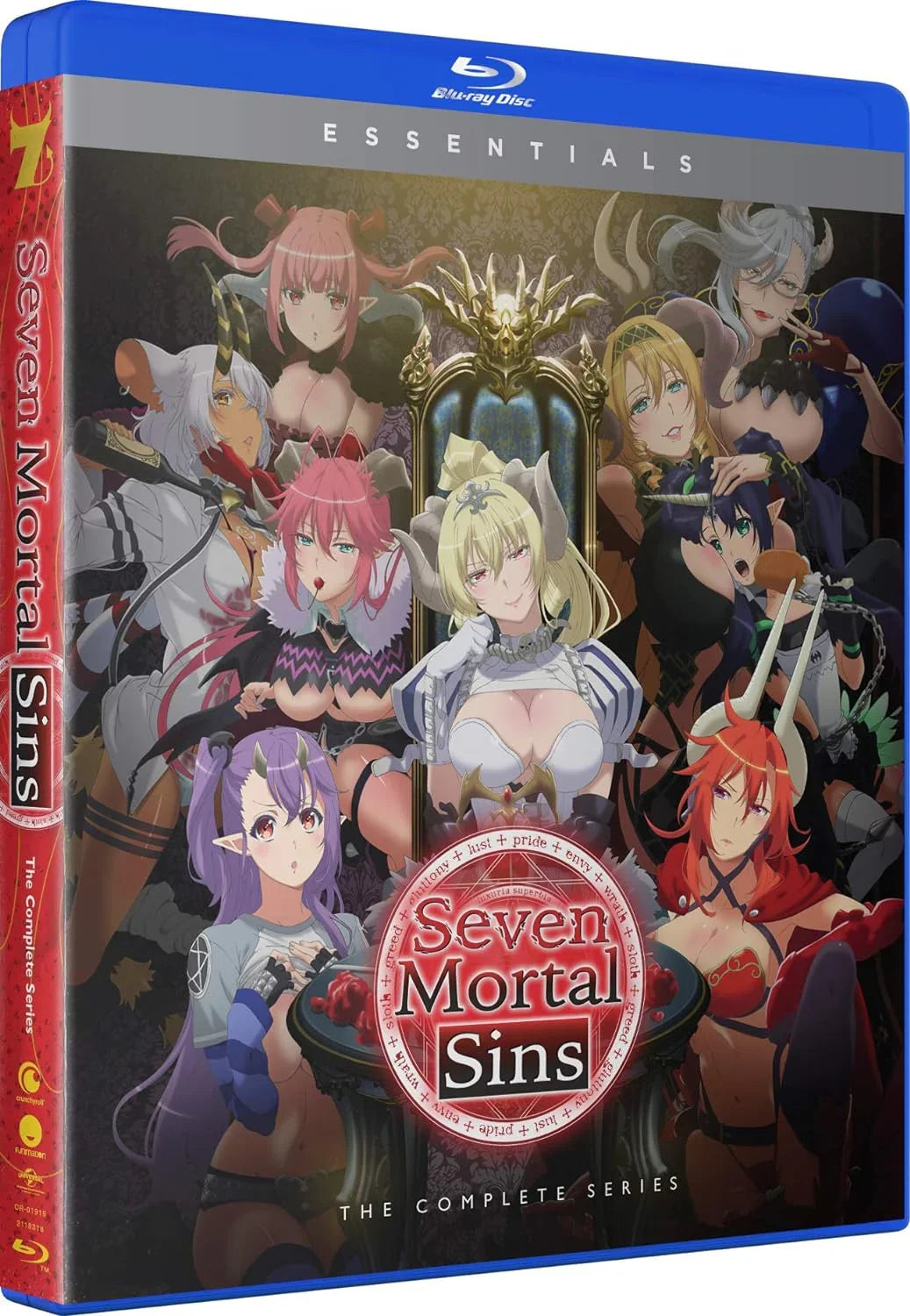 Blu-ray 七つの大罪 -The Complete Series- Essentials FUNimation 全12話完全収録 高画質1080p ハイディフィニション 映像美 卓越した声優陣による熱演 アニメファンタジー アクション アドベンチャー ファンサービス 