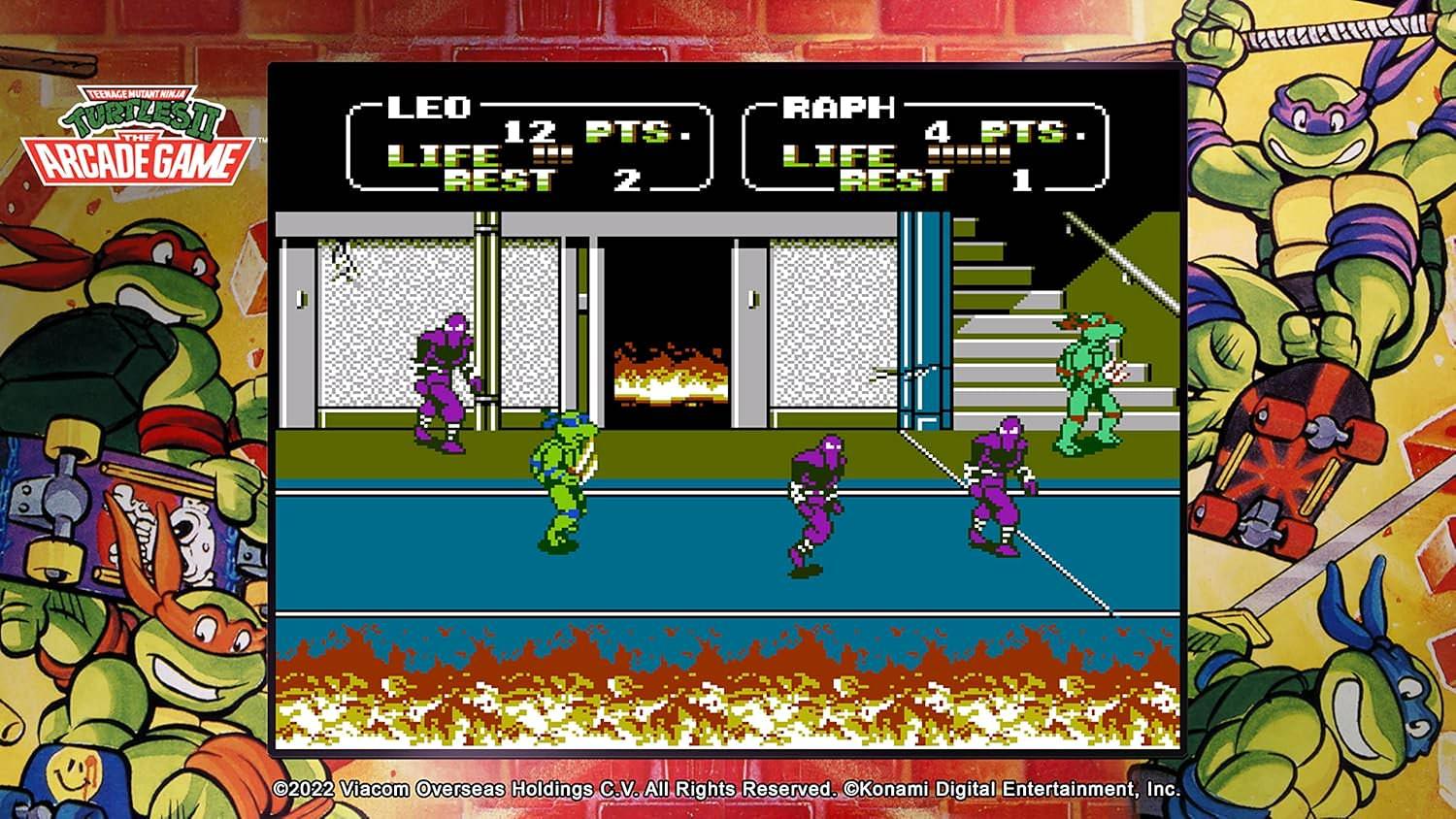 ゲーム ティーンエイジ ミュータント ニンジャ タートルズ ザ カワバンガ コレクション PS4版 13作品収録 クラシックゲーム レトロゲーム オンラインマルチプレイ対応 途中セーブ リワインド機能 ミュージアムモード コナミデジタルエンタテインメント - Trade Center