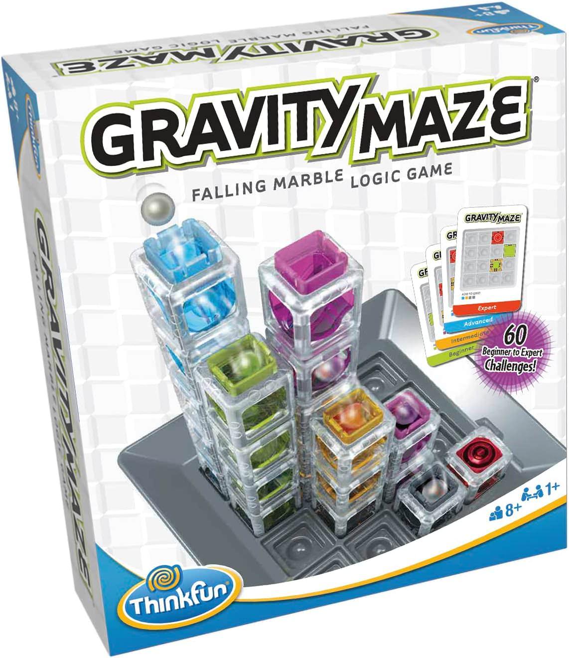 知育パズルゲーム Gravity Maze 重力の法則活用 STEM教育 知育玩具 論理的思考力 空間認識能力 計画力向上 高品質耐久パーツ 脳トレ 家庭学習 プレゼントに最適 複雑チャレンジカード多彩設計 難易度段階的調整 