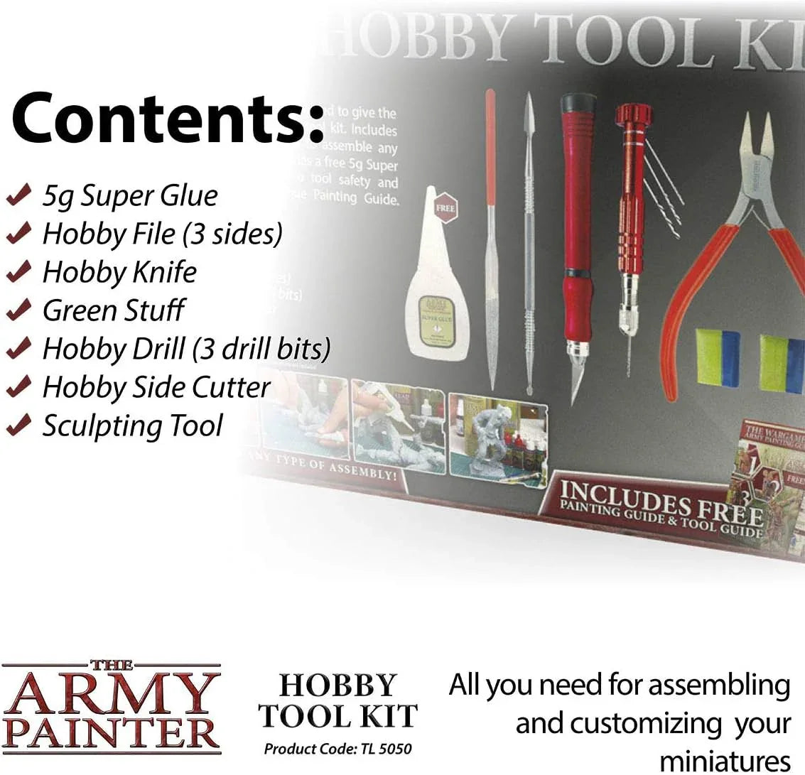 ホビーツールキット The Army Painter ホビーツールキット The Army Painter オールインワン ミニチュア製作セット 高品質ドリル ホビーナイフ ダイヤモンドファイル スカルプトツール グリーンスタフ スーパーグルー 並行輸入品