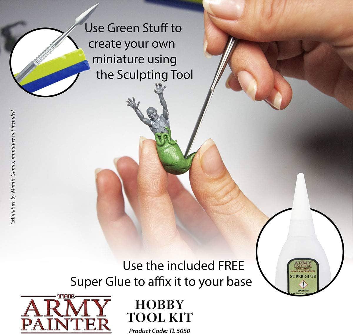 ホビーツールキット The Army Painter ホビーツールキット The Army Painter オールインワン ミニチュア製作セット 高品質ドリル ホビーナイフ ダイヤモンドファイル スカルプトツール グリーンスタフ スーパーグルー 並行輸入品