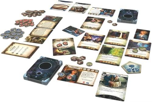 カードゲーム アーカムホラー ザ・カードゲーム リバイズドコアセット Fantasy Flight Games 協力型 ホラー テーマ 調査員 4人プレイ可能 キャンペーン形式 30分から1時間 プレイ時間 深みのある物語 戦略性 人気 英語版 
