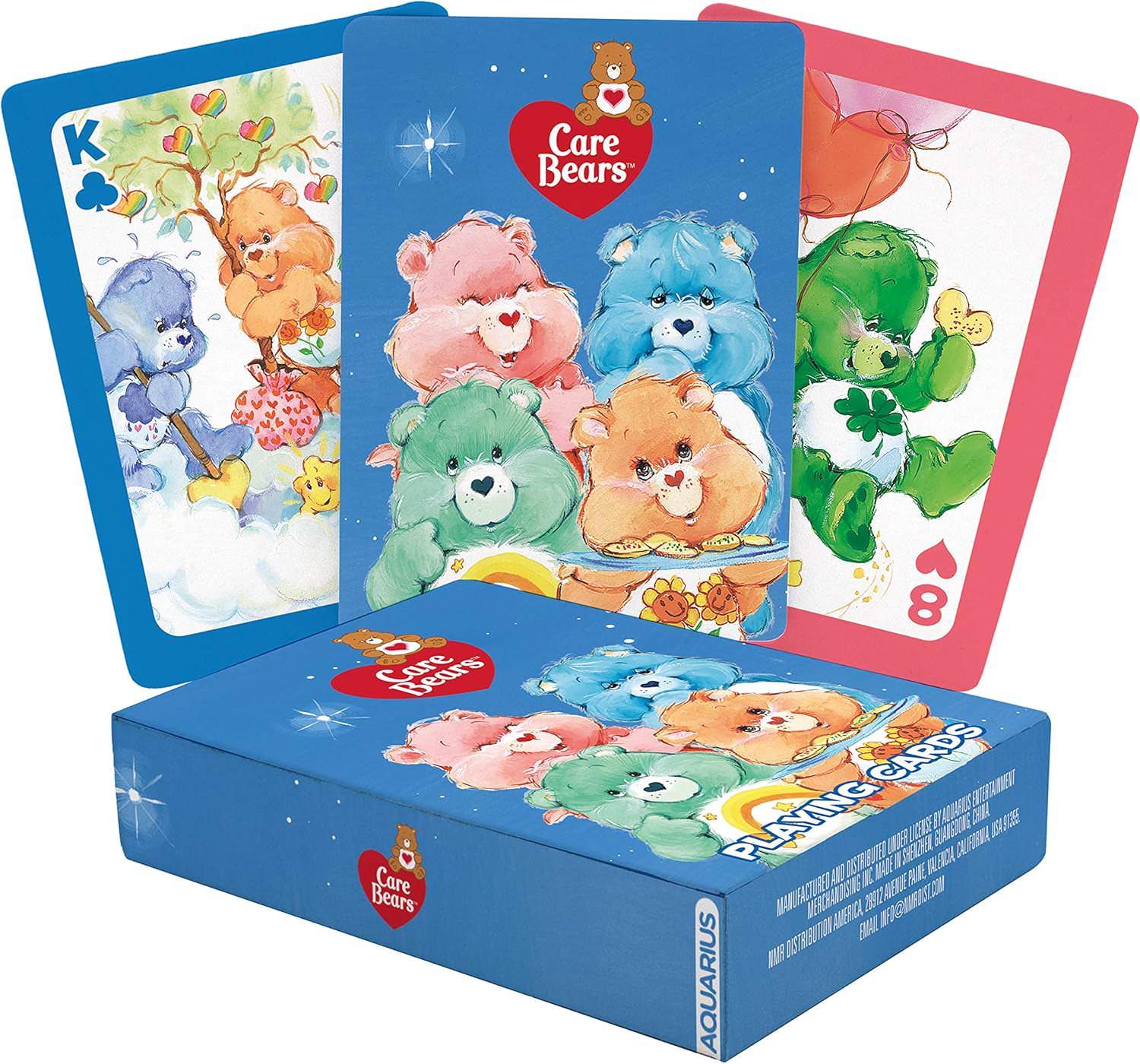 トランプ ケアベア Care Bears トランプ 高品質カード カラフルデザイン 公式ライセンス プレイングカード 心温まるキャラクター 多彩なゲーム対応 耐久性抜群 リネン仕上げ 52枚カードセット ジョーカー含む 6歳以上対象 