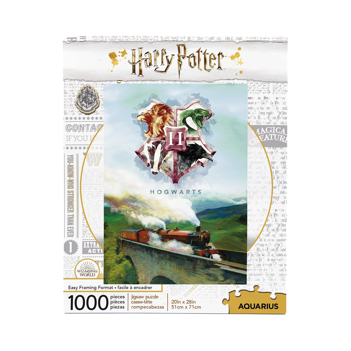 ジグソーパズル Harry Potter ハリーポッター Hogwarts Express ホグワーツ エクスプレス 並行輸入品 1000ピース 魔法の世界への扉 開く鍵 冒険への招待状 家族の時間 友情深まる体験 記念日のギフト最適 魔法界象徴的景色 並行輸入品
