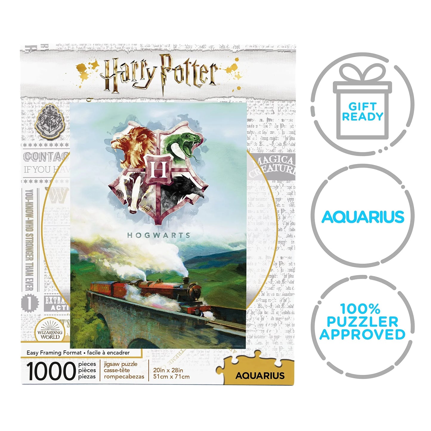 ジグソーパズル Harry Potter ハリーポッター Hogwarts Express ホグワーツ エクスプレス 1000ピース 魔法の世界への扉 開く鍵 冒険への招待状 家族の時間 友情深まる体験 記念日のギフト最適 魔法界象徴的景色