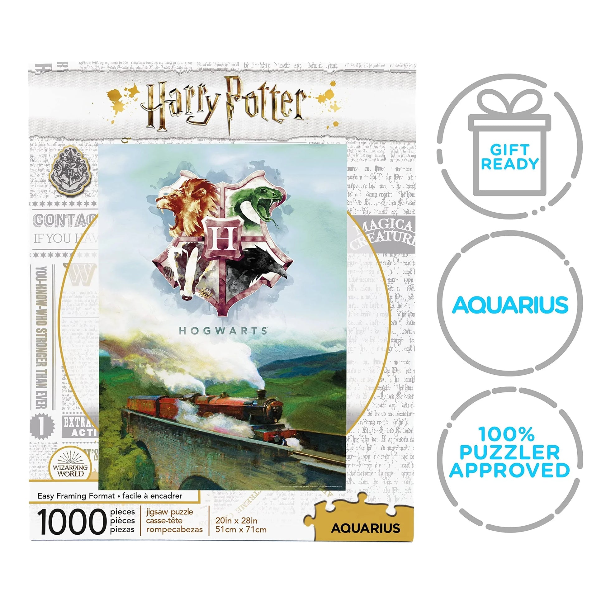 ジグソーパズル Harry Potter ハリーポッター Hogwarts Express ホグワーツ エクスプレス 1000ピース 魔法の世界への扉 開く鍵 冒険への招待状 家族の時間 友情深まる体験 記念日のギフト最適 魔法界象徴的景色