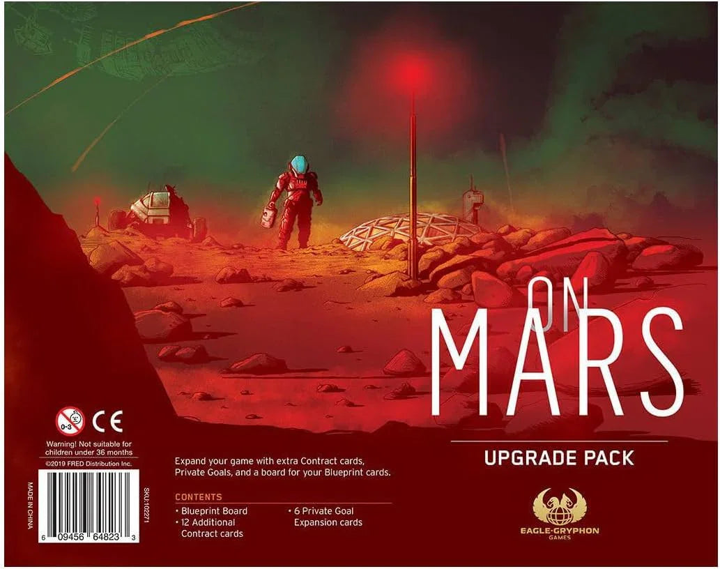 ボードゲーム 拡張セット オン・マーズ アップグレードパック On Mars Upgrade Pack 火星開拓 戦略ゲーム 新設計図ボード 追加契約カード 個人目標拡張カード 多様なプレイスタイル 戦略的アプローチ 高リプレイ性 1 ー 