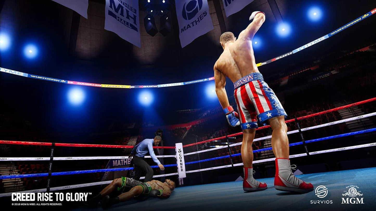 VRボクシングゲーム Creed Rise to Glory Survios 映画ロッキーシリーズ再現 臨場感あふれるファントムメレー技術搭載 スローモーションカウンター使用 強敵と対戦可能 オンラインPvP対応 フィットネス機能付き 初心者から上級者向け 並行輸入品