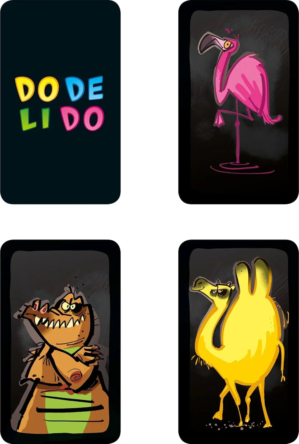 カードゲーム ドデリド Dodelido 反射神経 判断力 競う スピーディー エキサイティング 動物カード ゲーム 特殊ワニカード シンプルルール 家族 友達 集中力 笑い 驚き Spiel des Jahres 2017 推薦 リスト 傑作