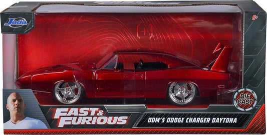 ミニカー 1969年式ダッジ チャージャー デイトナ Jada Toys 1 24スケール ダイキャストモデルカー ワイルド スピード スカイミッション 映画 アイコニック マッスルカー 巨大ウイング エアロパーツ ホイール 再現 レーシングカー 血統 7 2リッター