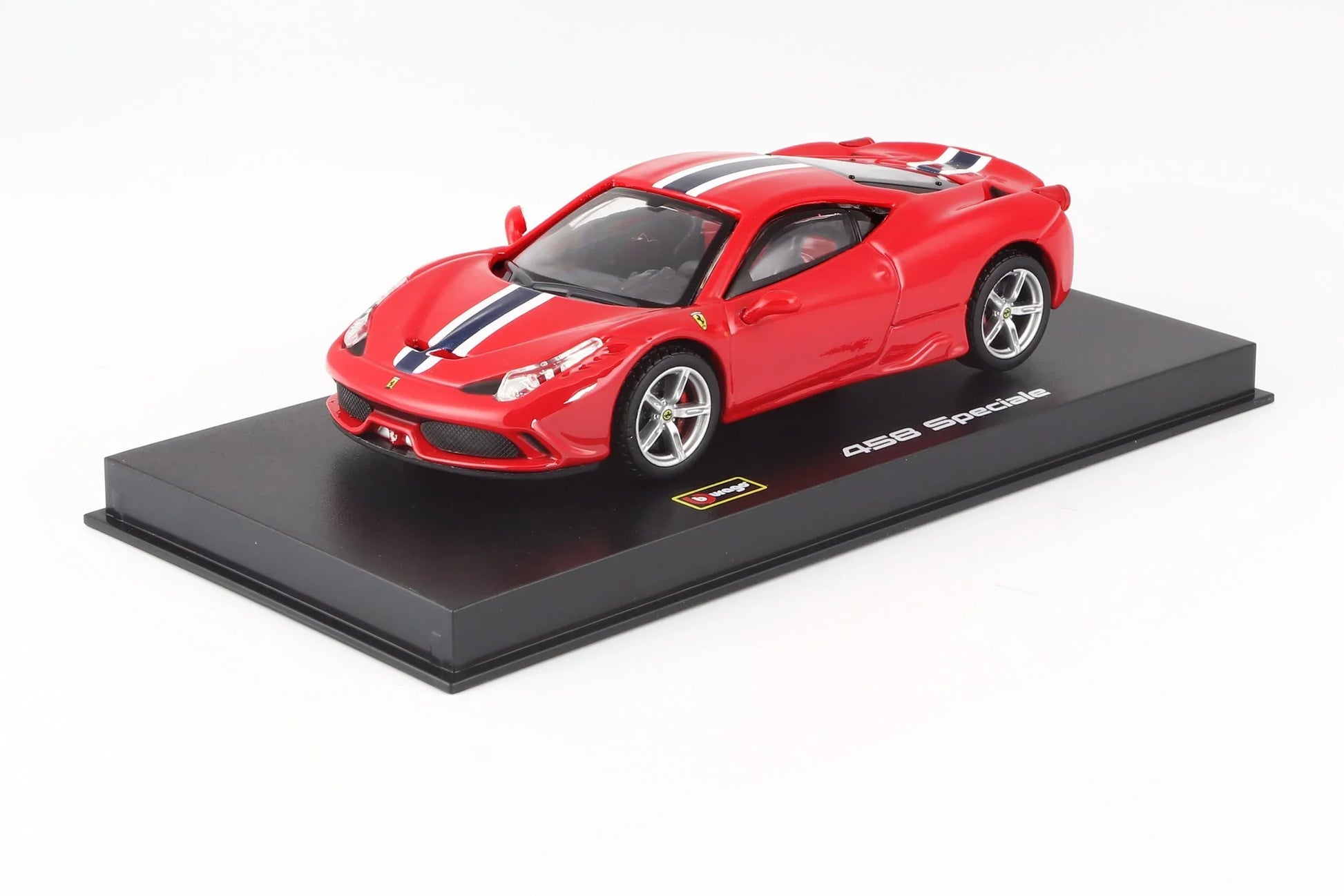 ミニカー Bburago フェラーリ 458 Speciale 2014 イタリアン スポーツカー コレクション 模型 卓越 デザイン 精密 ディテール 鮮やか カラーリング 緻密 内装 技術 極致 高品質 リアル 再現 パフォーマンス V8 エンジン 車 卓越 品質 堪能