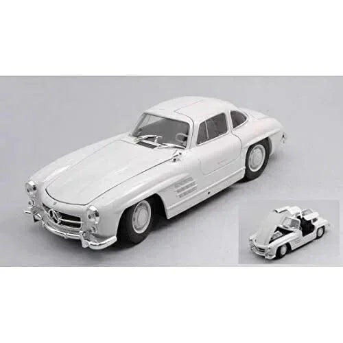 ミニカー メルセデス ベンツ 300 SL W198 1 24スケール WELLY ホワイト ボディ ガルウィングドア 上開きドア 1954年 クラシックカー コレクション 高精細 再現 精密模型 スポーツカー ファン 贈り物 特別な存在感 ディスプレイ向け 限定モデル