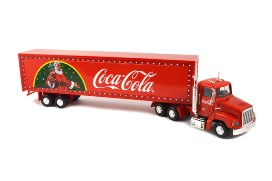 ミニカー コカコーラ ホリデーキャラバン LEDライト付 1/43 スケール コカコーラ 世界中で親しまれるクリスマストラック コカコーラホリデーキャラバン1/43ミニカー 赤いトラックボディ サンタクロースデザイン