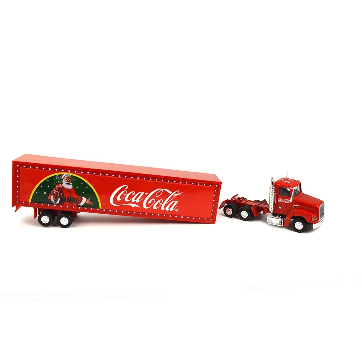 ミニカー コカコーラ ホリデーキャラバン LEDライト付 1/43 スケール コカコーラ 世界中で親しまれるクリスマストラック コカコーラホリデーキャラバン1/43ミニカー 赤いトラックボディ サンタクロースデザイン