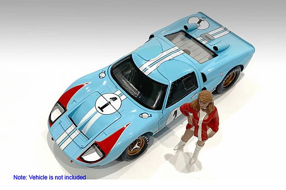 フィギュア American Diorama 1/18スケール レースデイ2 レースクイーン グリッドガール モータースポーツ 高品質 造形 ポージング スタイリッシュ 女性 レーシング シーン ディスプレイ ベース コレクション アメリカンジオラマ リアル 臨場感