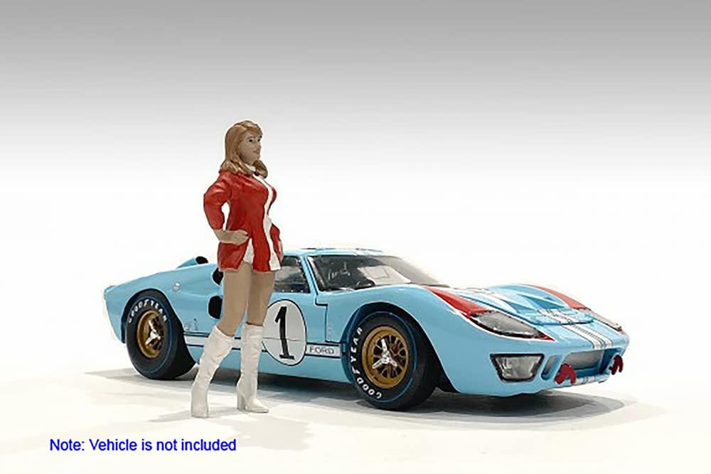 フィギュア American Diorama 1/18スケール レースデイ2 レースクイーン グリッドガール モータースポーツ 高品質 造形 ポージング スタイリッシュ 女性 レーシング シーン ディスプレイ ベース コレクション アメリカンジオラマ リアル 臨場感