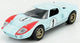 ミニカー フォード GT40 ガルフ ルマン24時間 1968 1/43 NOREV ノレブ 鮮やかなブルー オレンジカラーリング 緻密なボディライン エアロパーツ再現 ディスプレイケース付き モータースポーツファン向け クラシックカーコレクション向け