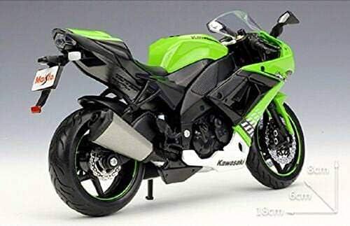 ミニカー Maisto マイスト カワサキ ZX-10R 1/12スケールモデル 高品質な精巧な細部再現 ダイキャスト製 重量感ある質感 バイク愛好家 コレクター プレゼント最適 本物の迫力を忠実に表現 飾りやすいコンパクトサイズ