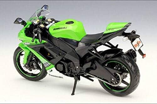 ミニカー Maisto マイスト カワサキ ZX-10R 1/12スケールモデル 高品質な精巧な細部再現 ダイキャスト製 重量感ある質感 バイク愛好家 コレクター プレゼント最適 本物の迫力を忠実に表現 飾りやすいコンパクトサイズ