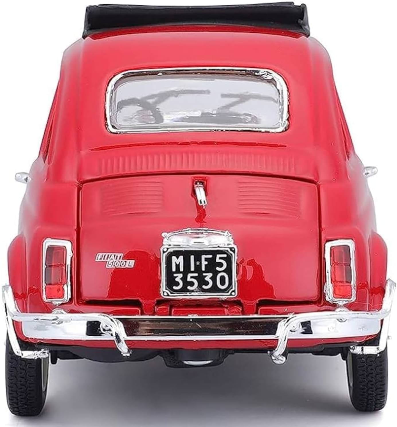 ミニカー Bburago ブラーゴ フィアット 500L 1968 1/24 ダイキャスト製 クラシックカー ビンテージ イタリア 国民車 レトロ 愛らしいデザイン 実用性 コンパクト 丸型ヘッドライト 忠実再現 手のひらサイズ 書斎 リビング インテリア スタイリッシュ ダイキャスト製 重量感