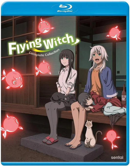 ブルーレイ ふらいんぐうぃっち J.C.Staff 魔法と日常の調和 青森の自然豊かな世界 持続可能な癒しのストーリー 15歳見習い魔女木幡真琴の成長 使い魔黒猫チト同行 花咲く季節の幻想的スライスオブライフ 高画質映像 全12話収録