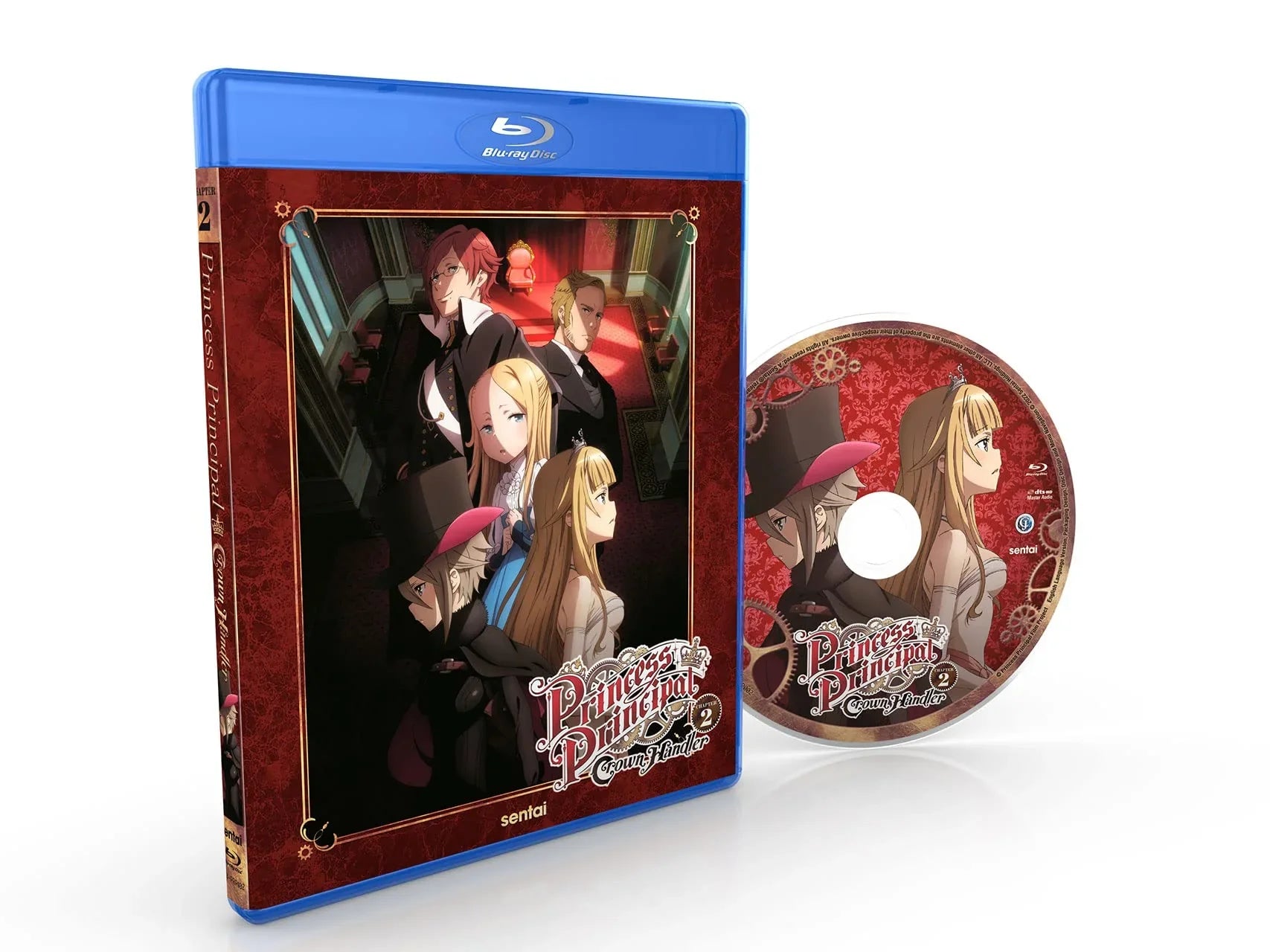 Blu-ray プリンセス・プリンシパル Crown Handler 第2章 アクタス制作 スチームパンク スパイアクション 迫力満点 高解像度 1080p サラウンド音響 梶浦由記音楽 映像美 緻密なストーリー 制服少女スパイの活躍 王室陰謀 