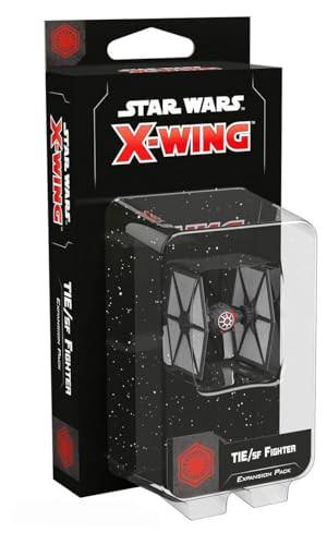 アウトレット品 スターウォーズ ミニチュアゲーム TIE/sf Fighter Expansion Pack ファーストオーダー 高性能 多目的 戦闘機 回転可能 ヘビーウェポントレット搭載 先進エネルギーセル 技術 シエナー・ジャームス艦隊 シップカード