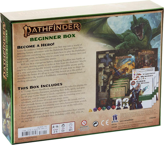 テーブルトークRPG Pathfinder Beginner Box P2 Ingles ファンタジー世界入門セット Pathfinder Roleplaying Game 完全ガイドヒーローハンドブック ゲームマスターハンドブック プリメイドキャラクター 英語版 日本語説明書なし