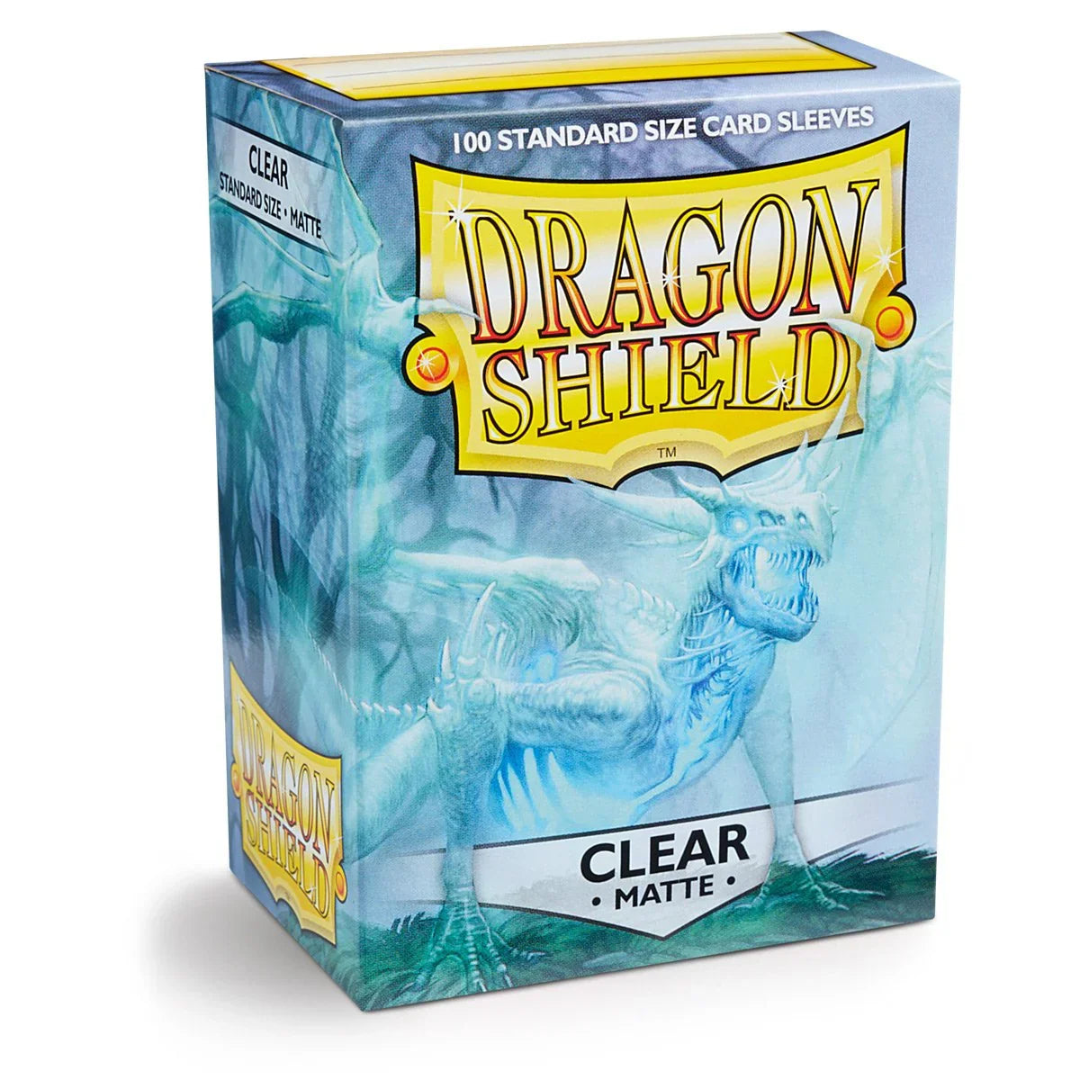 カードスリーブ Dragon Shield クリアマットスタンダードサイズスリーブ 100枚入り トレーディングカードゲーム マジックザギャザリング ポケモンカード対応 耐久性抜群 高透明度マット加工 カード保護
