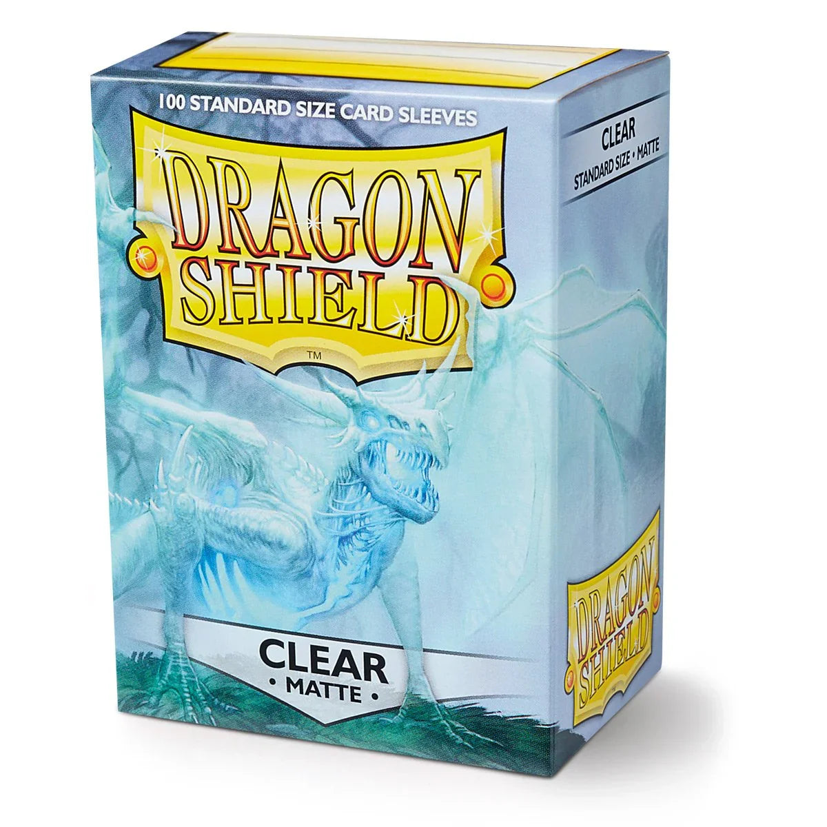 カードスリーブ Dragon Shield クリアマットスタンダードサイズスリーブ 100枚入り トレーディングカードゲーム マジックザギャザリング ポケモンカード対応 耐久性抜群 高透明度マット加工 カード保護