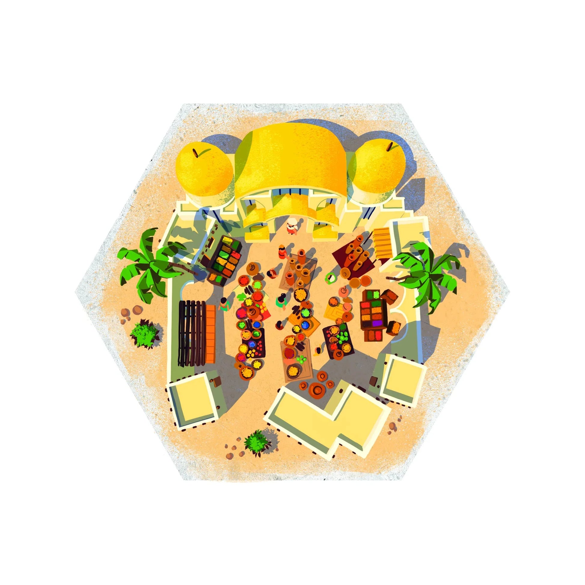 ボードゲーム 古代ギリシャの都市建設戦略ゲーム Akropolis アクロポリス Tric Trac Bronze 2022受賞 Cannes International Games Festival 2023ベストゲーム 住宅 市場 寺院 兵舎 