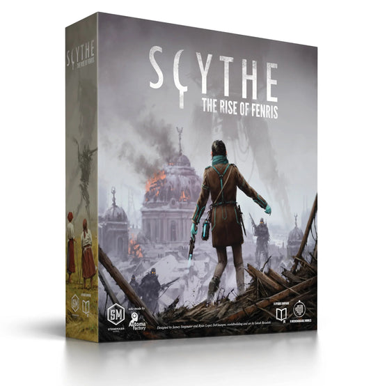 ボードゲーム Scythe The Rise of Fenris 拡張セット Scythe 高評価キャンペーン戦略ゲーム協力モジュール式システム多彩なコンポーネント13精巧ミニチュア62木製トークン豊富資源管理領土拡大持続遊戯 