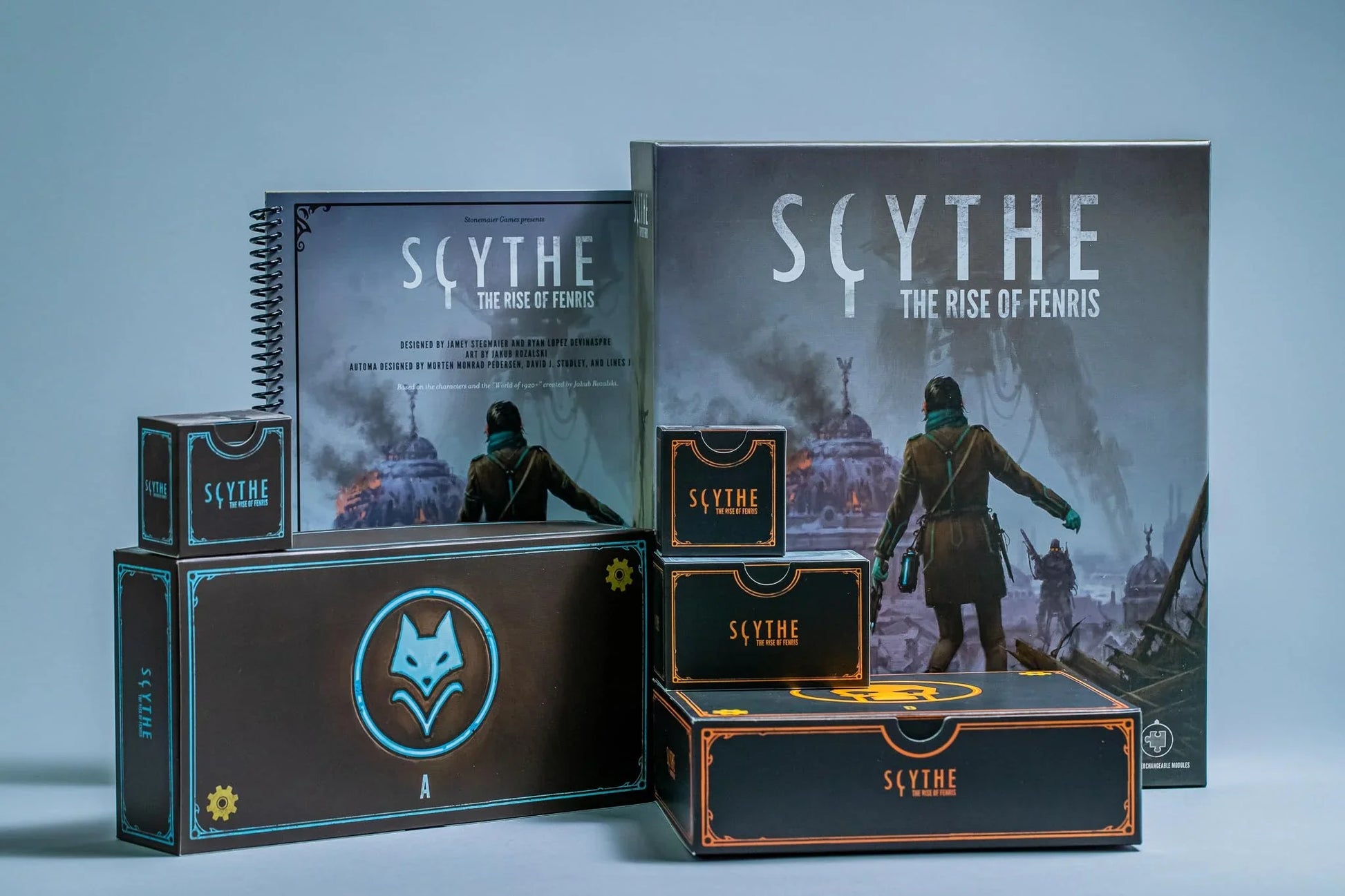 ボードゲーム Scythe The Rise of Fenris 拡張セット Scythe 高評価キャンペーン戦略ゲーム協力モジュール式システム多彩なコンポーネント13精巧ミニチュア62木製トークン豊富資源管理領土拡大持続遊戯 