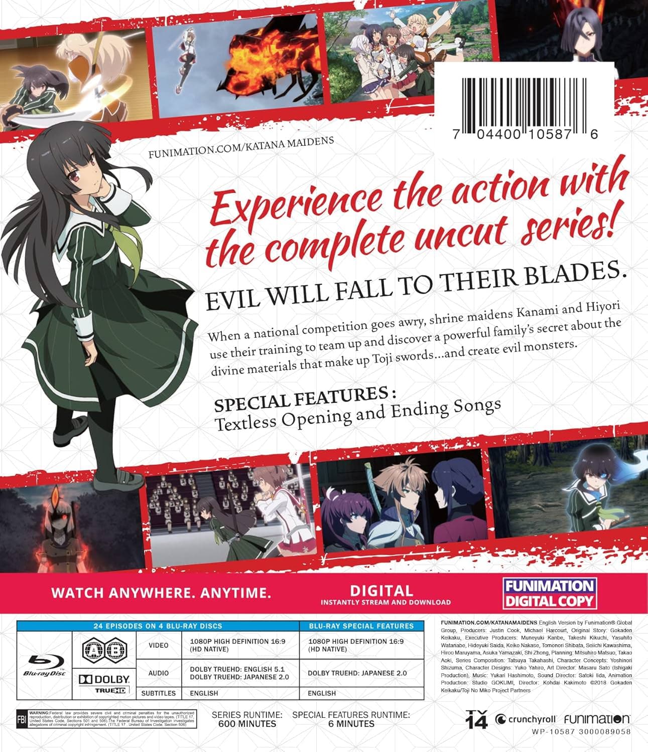 Toji no Miko: Toji no Miko [Immerse yourself in the beautiful Japanese sword action and the bond between the girls] All 24 episodes included Blu-ray definitive edition