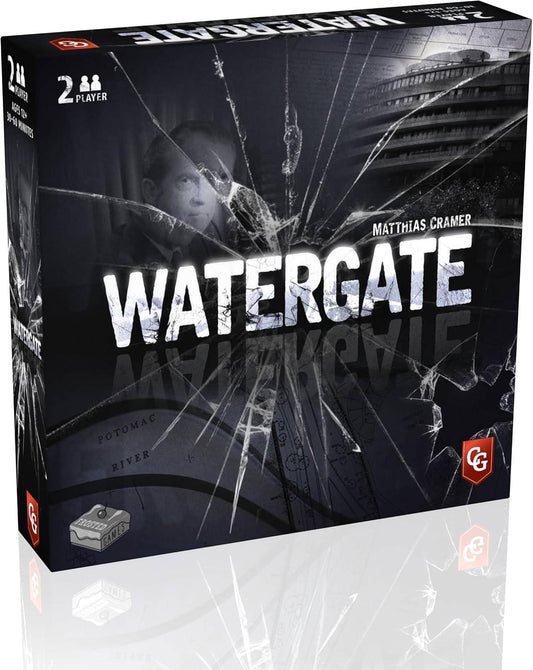 ボードゲーム Watergate 2人用戦略ゲーム 歴史的スキャンダル 非対称型 カードドリブン 綱引きシステム 30-60分プレイ 12歳以上対象 英語表記 輸入英語版 - Trade Center