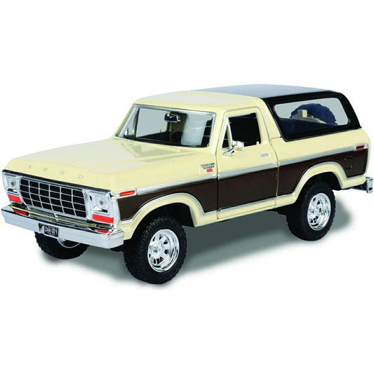 ミニカー MOTORMAX モトーマックス フォード ブロンコ BRONCO 1978 1/24 ピックアップ トラック ハードトップ ベージュ/タン ミニカー MOTORMAX フォード ブロンコ BRONCO 1978 1/24 ピックアップ トラック ハードトップ - Trade Center