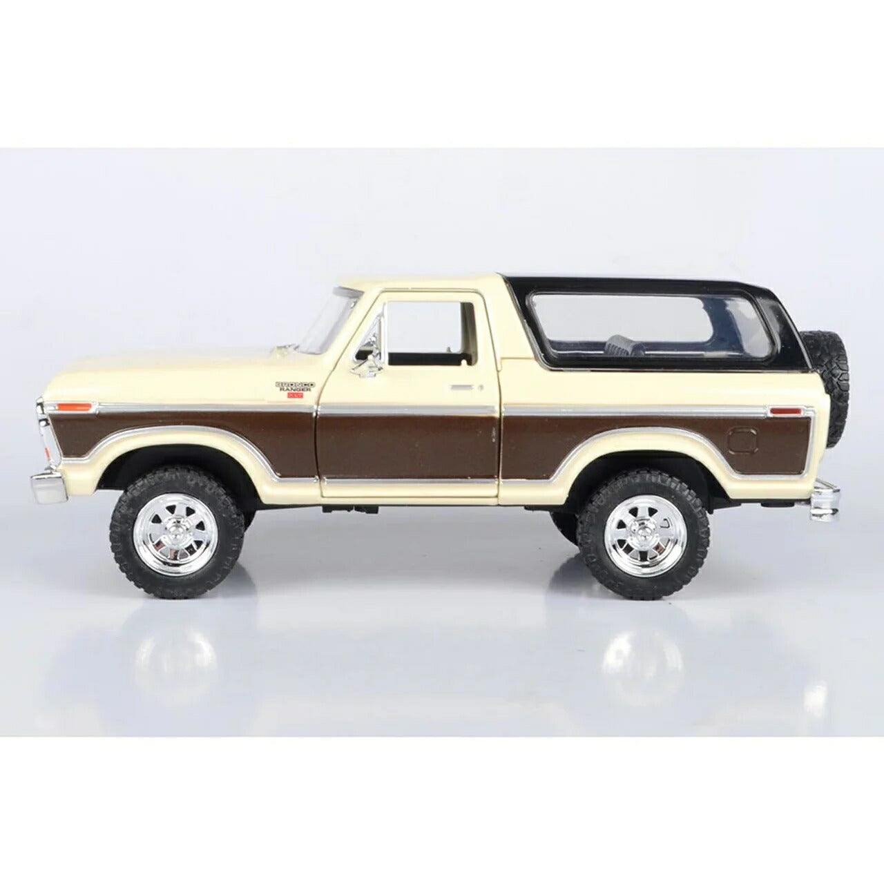 ミニカー MOTORMAX モトーマックス フォード ブロンコ BRONCO 1978 1/24 ピックアップ トラック ハードトップ ベージュ/タン ミニカー MOTORMAX フォード ブロンコ BRONCO 1978 1/24 ピックアップ トラック ハードトップ - Trade Center