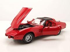 ミニカー MOTORMAX シボレー コルベット C3 1979 レッド 1/24スケール 精巧 再現 鮮やか ボディカラー 流麗 ボディライン ディテール 細部こだわり インテリア 再現度高い シート ダッシュボード 1979年式 快適性向上 洗練 デザイン パワフル