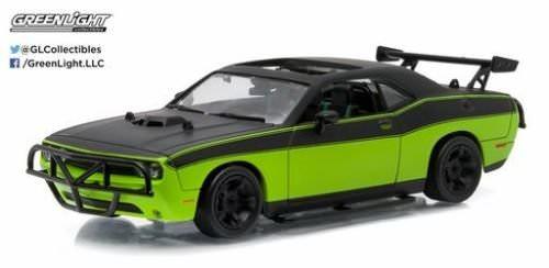 模型 ダッジ チャレンジャー R/T 1/43 スケールモデル グリーンライト ワイルドスピード スカイミッション レティ グリーン ブラック 映画仕様精巧なディテール再現とダイナミックなデザインが魅力のコレクターズアイテム 新作限定コレクション