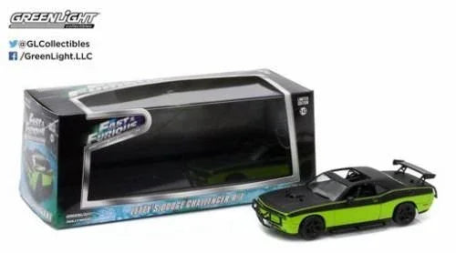 模型 ダッジ チャレンジャー R/T 1/43 スケールモデル グリーンライト ワイルドスピード スカイミッション レティ グリーン ブラック 映画仕様精巧なディテール再現とダイナミックなデザインが魅力のコレクターズアイテム 新作限定コレクション