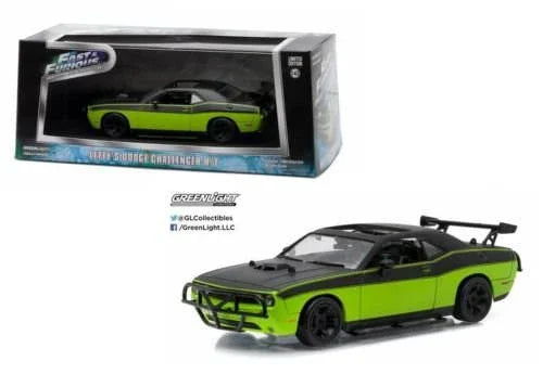 模型 ダッジ チャレンジャー R/T 1/43 スケールモデル グリーンライト ワイルドスピード スカイミッション レティ グリーン ブラック 映画仕様精巧なディテール再現とダイナミックなデザインが魅力のコレクターズアイテム 新作限定コレクション