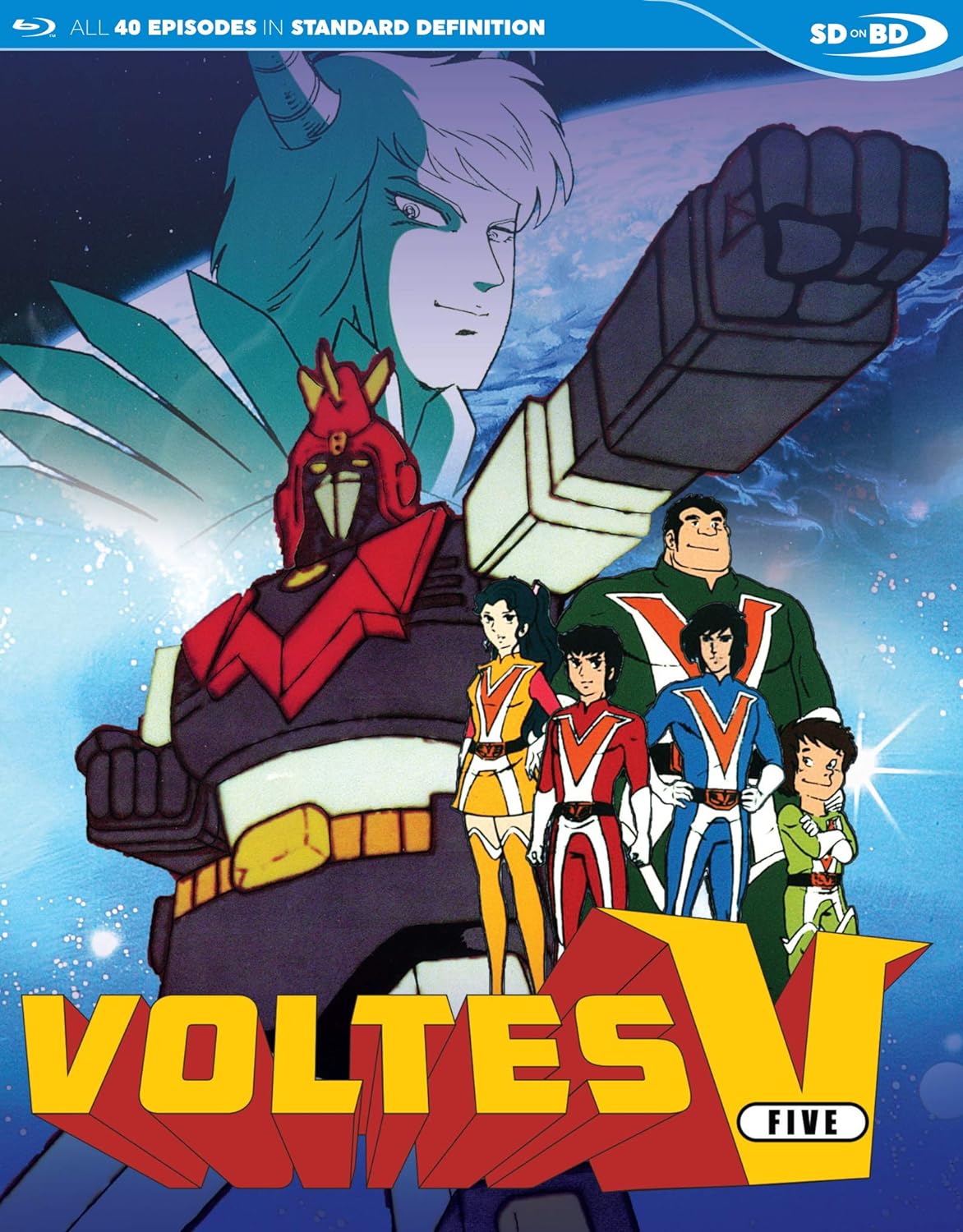 ブルーレイ 超電磁マシーン ボルテスV ロボットアニメ 長浜忠夫監督作品 家族の絆と差別闘い描く伝説的ロマンティックロボットシリーズ全40話収録 高画質復刻版 Blu-ray 