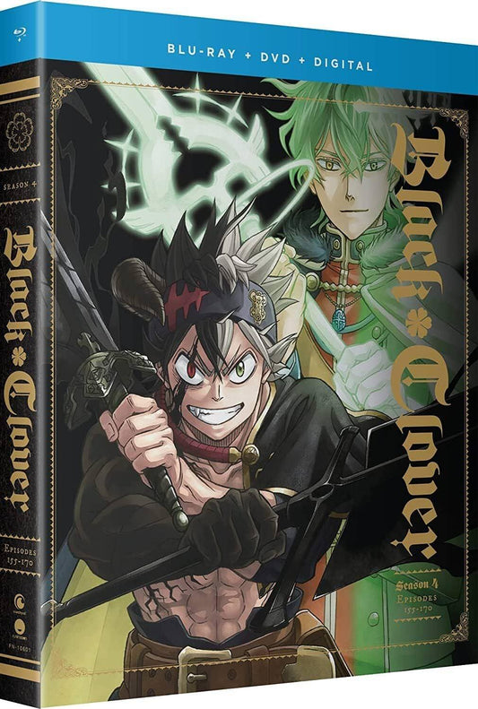 アニメーション ブラッククローバー シーズン4 Blu-ray DVD ピアロット制作 田村明孝監督 高品質映像音声 16エピソード完全収録 魔法騎士団 ダークトライアド戦 魔法バトル迫力 再生機器対応 DVD